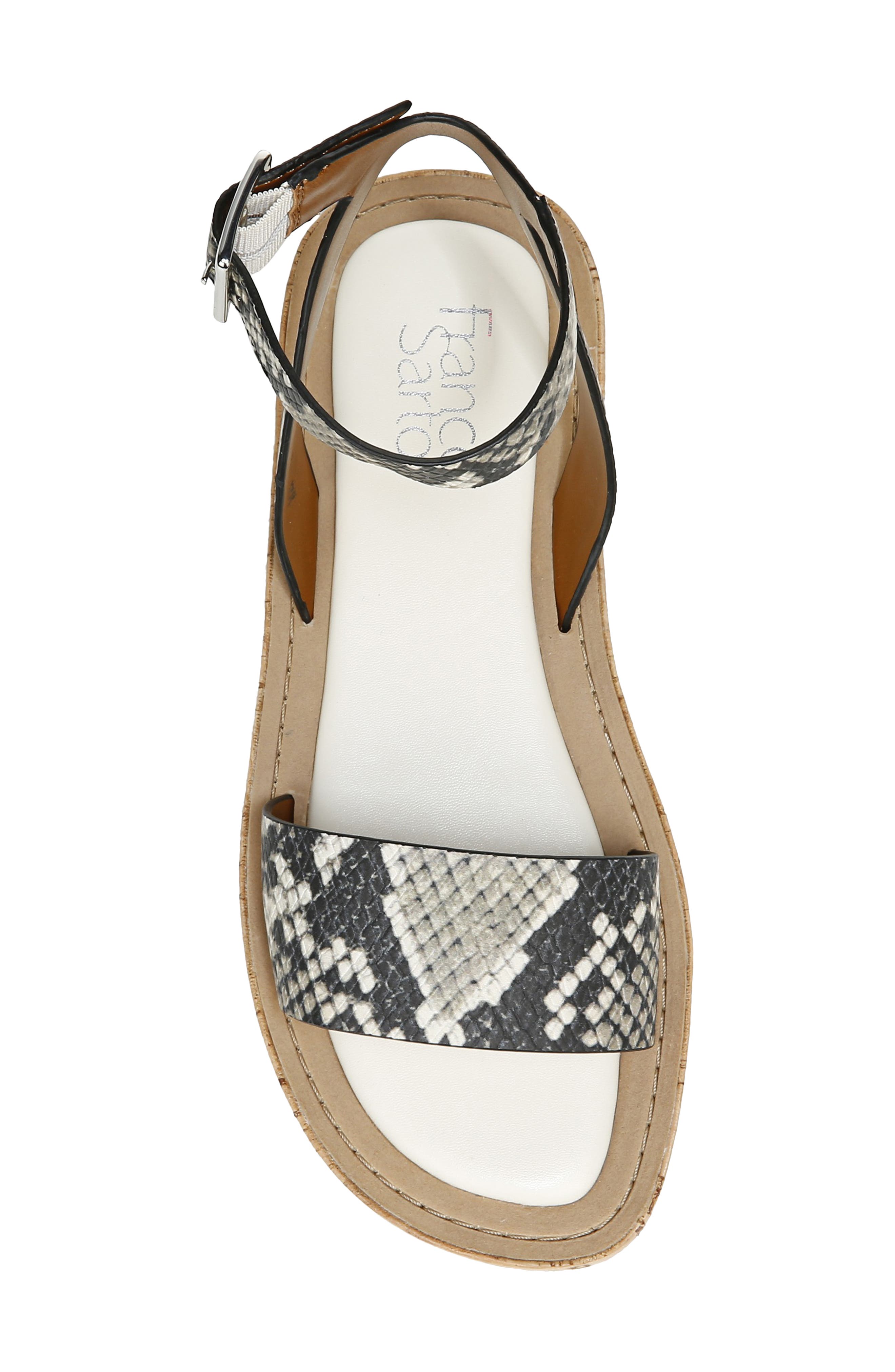 Eden Sandal, Alternate, color, GREY LEATHER