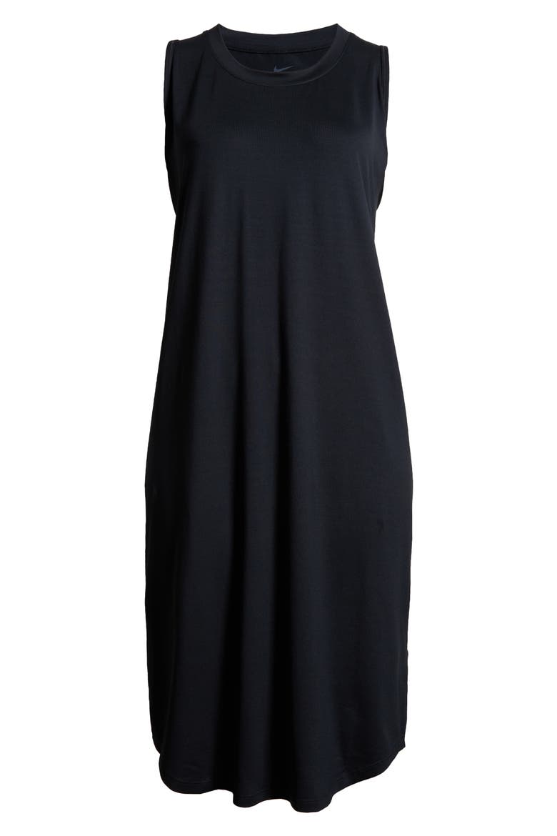 Dri-FIT Sleeveless Knit Maternity Dress, Alternate, color, BLACK