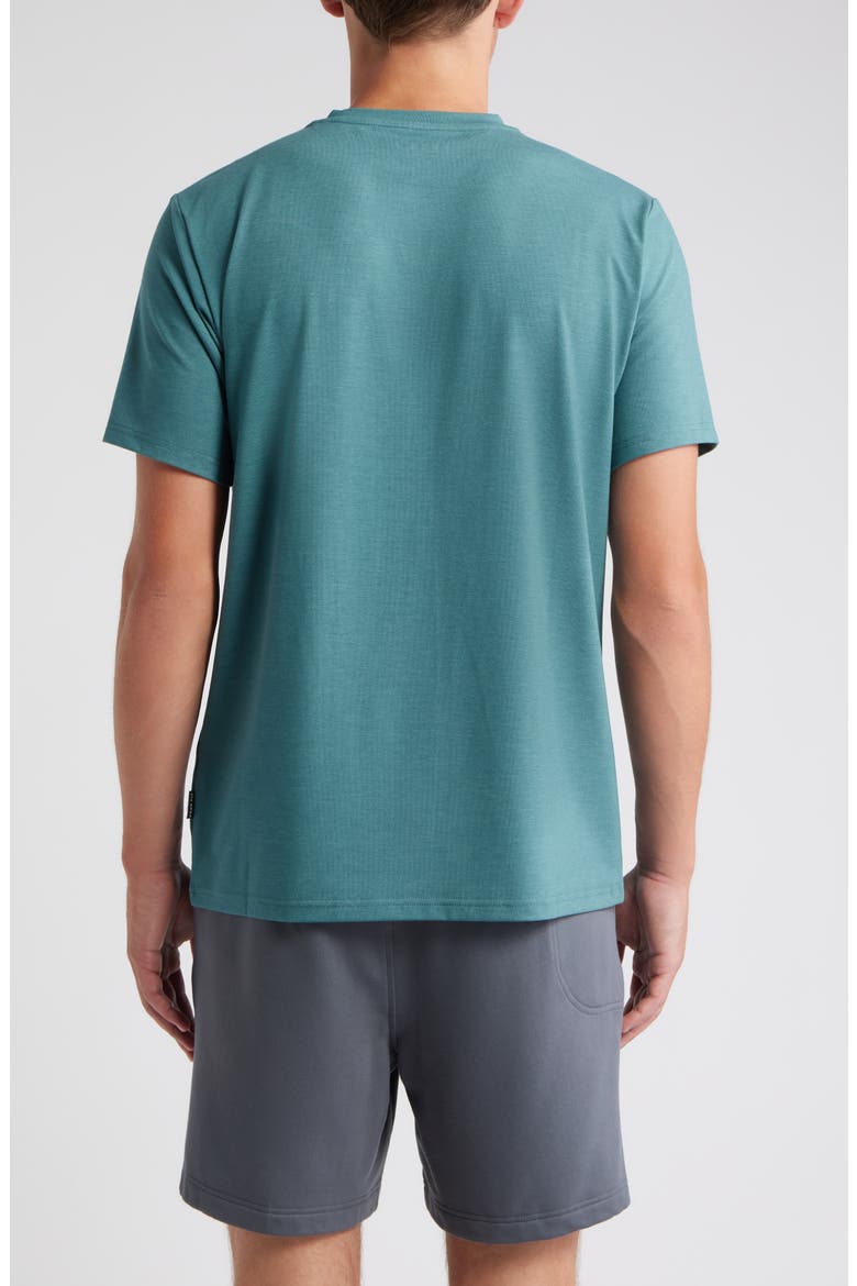 Flex Performance Pocket T-Shirt, Alternate, color, HEATHER SEA PINE