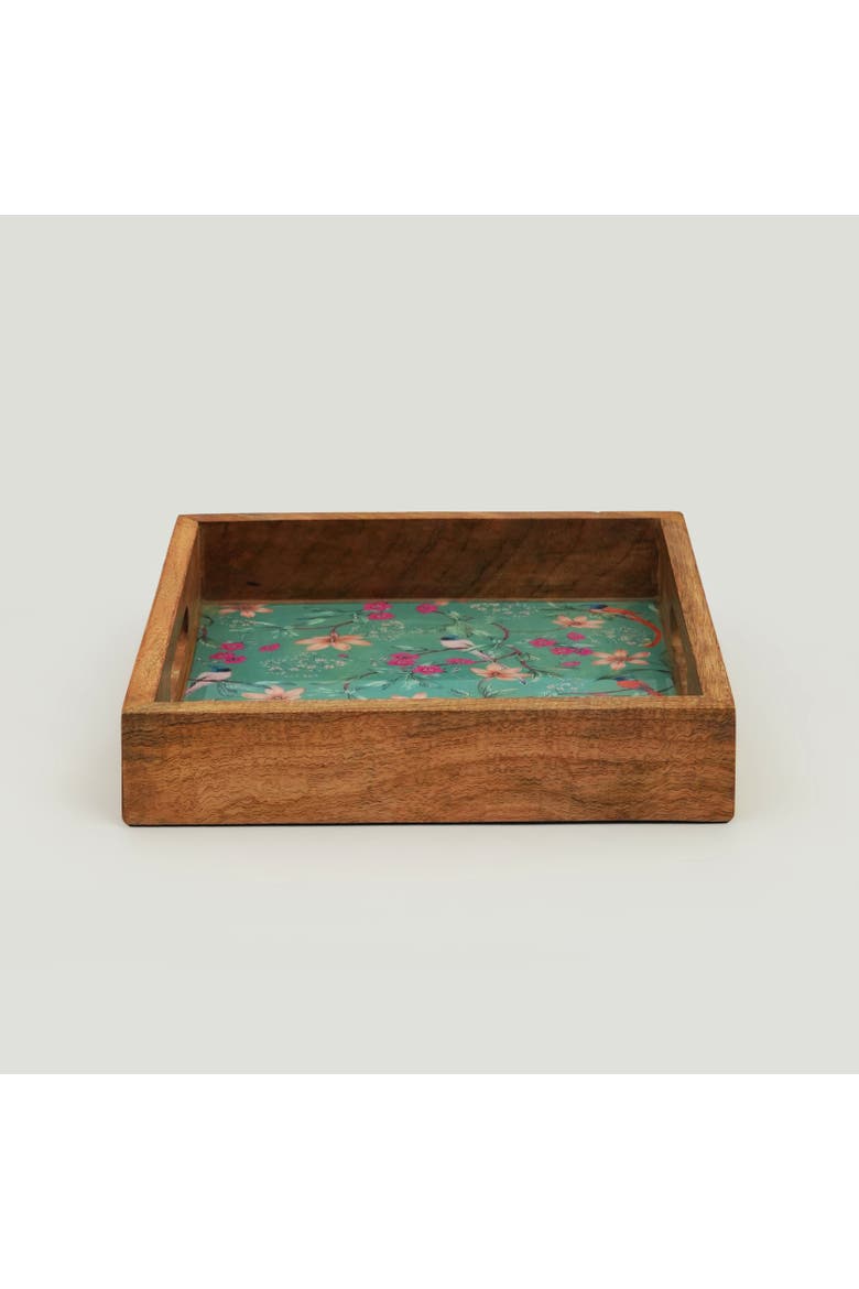 Aqua Flora Inlay Tray, Alternate, color, Aqua Flora