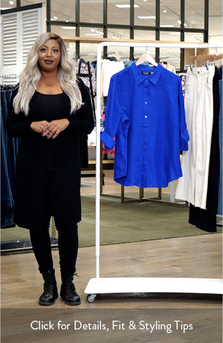 Linen Button-Up Shirt, sales video thumbnail