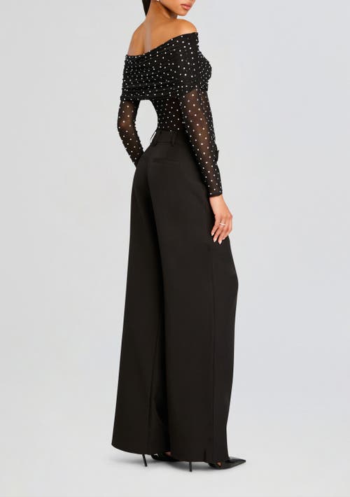Shop Retroféte Retrofête Oriana Top In Black/silver