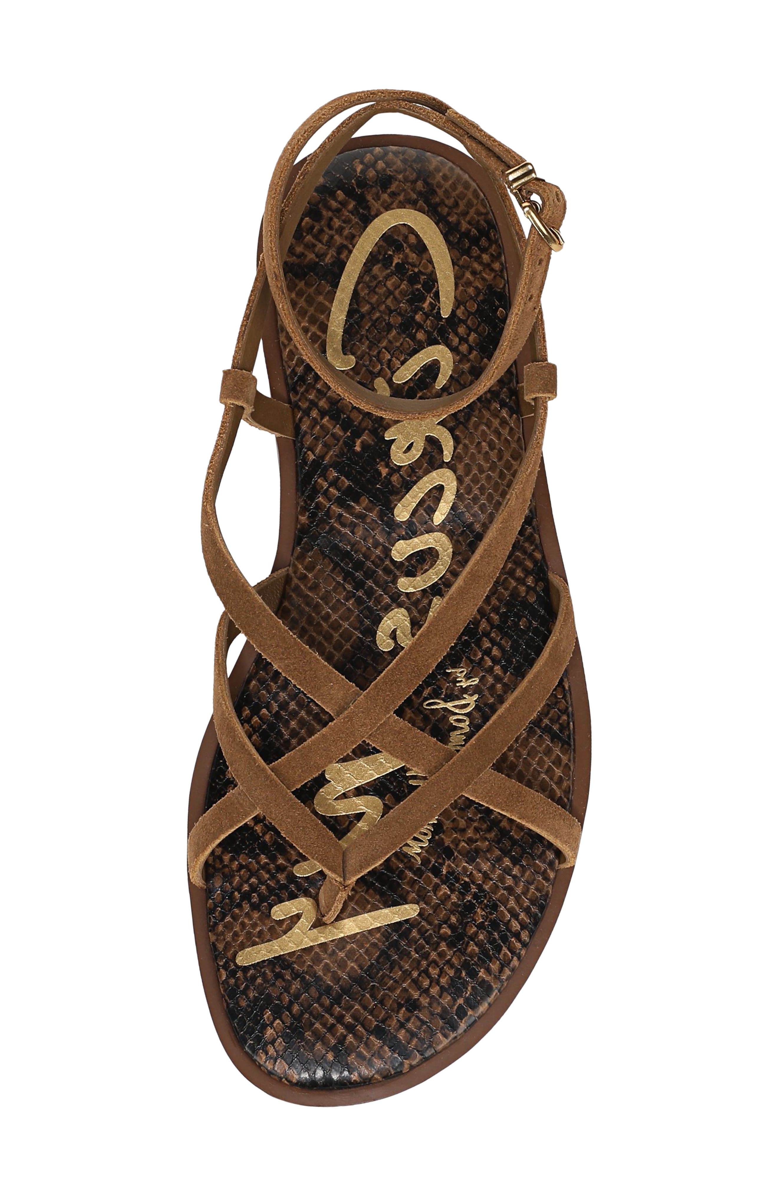 Dakota Ankle Strap Sandal, Alternate, color, SPICED NUTMEG