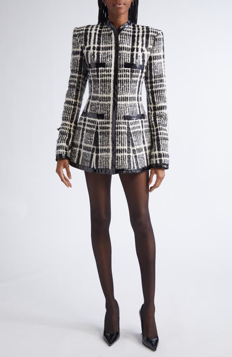 Long Sleeve Tailored Minidress