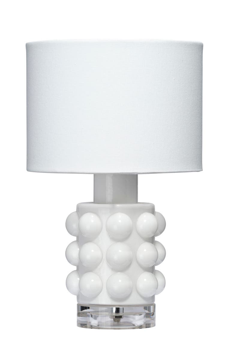 JAMIE YOUNG Seltzer Blown Glass Table Lamp, Main, color, White
