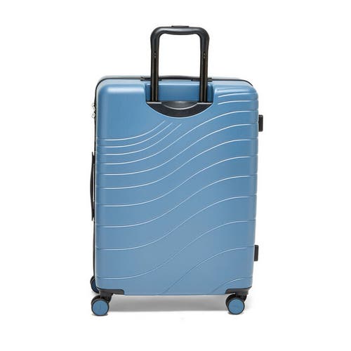 Baggallini Set Wave 26 In. 4 Wheel Hardside Luggage In Mist Hardside