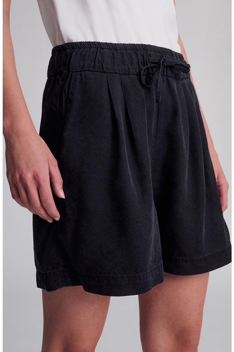 Penny Drawstring Shorts, Alternate, color, BLACK USED GOLD
