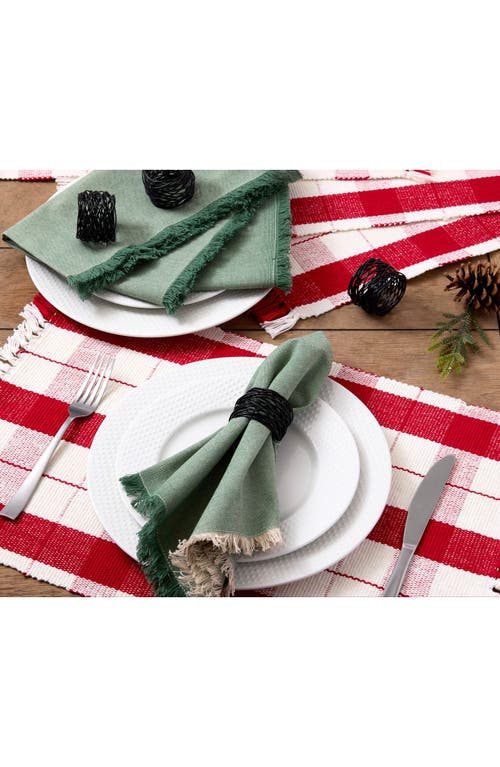Design Imports Bird Nest Set Of 4 Napkin Rings In Black