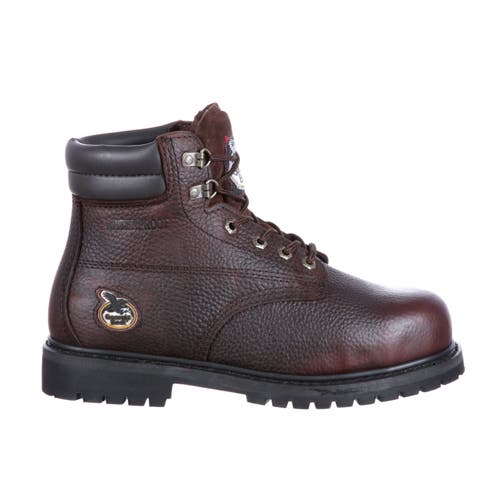 Georgia Boot Oiler Steel Toe Waterproof Work Boot in Brown at Nordstrom, Size 10.5