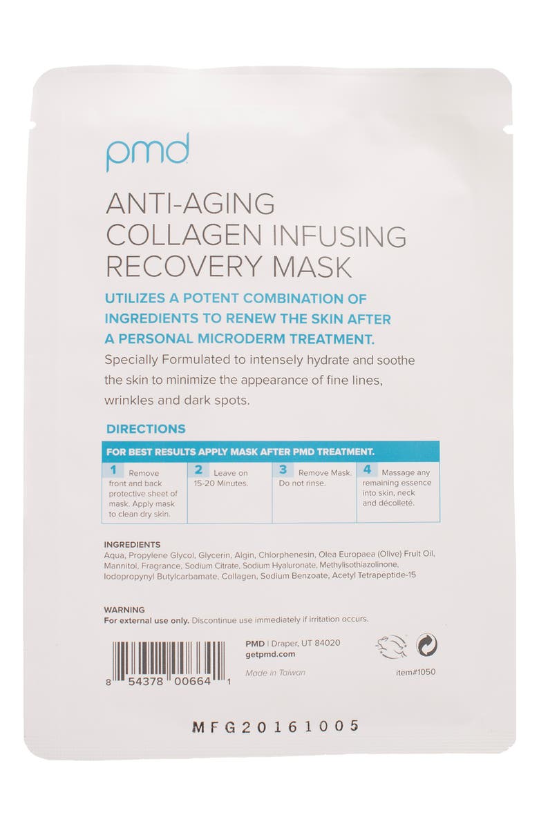 PMD Recovery Collagen Infusing Facial Mask, Alternate, color, 