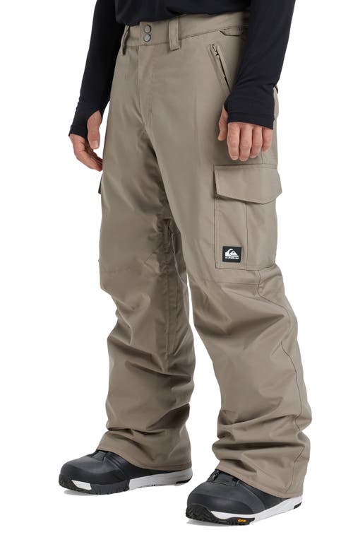 Quiksilver Porter Waterproof Snow Pants In Green