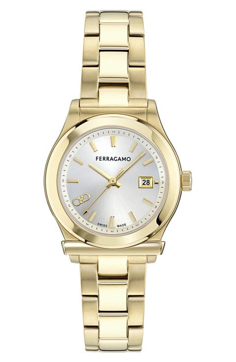 1927 Goldtone Bracelet Watch, 33mm