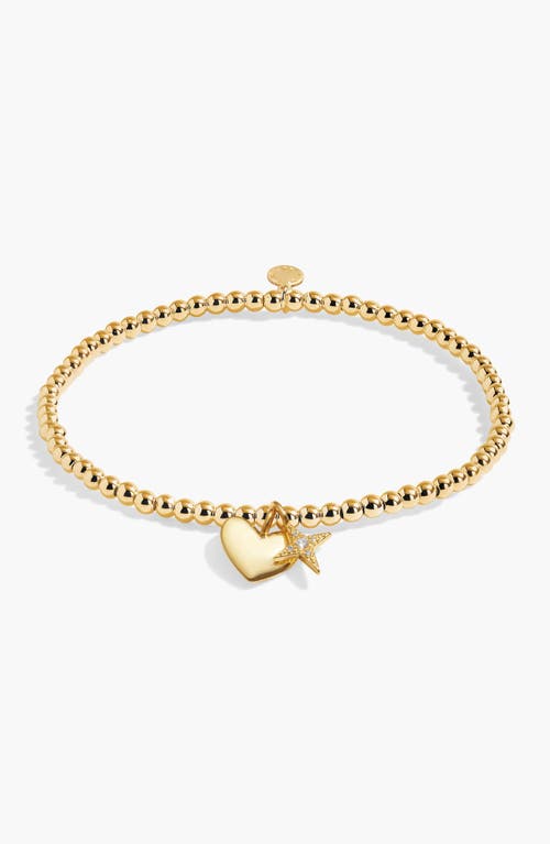 A Littles & Co. A Littles & Co A Little 'blessed To Have A Daughter Like You' Bracelet In Gold-tone Plating