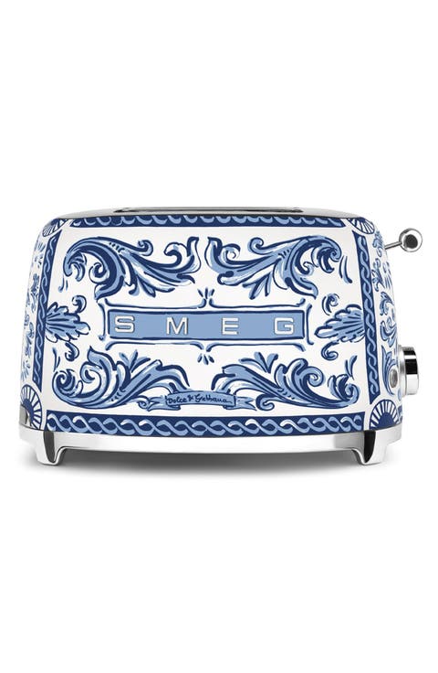 x Dolce & Gabbana Blu Mediterraneo '50s Retro Style Two-Slice Toaster