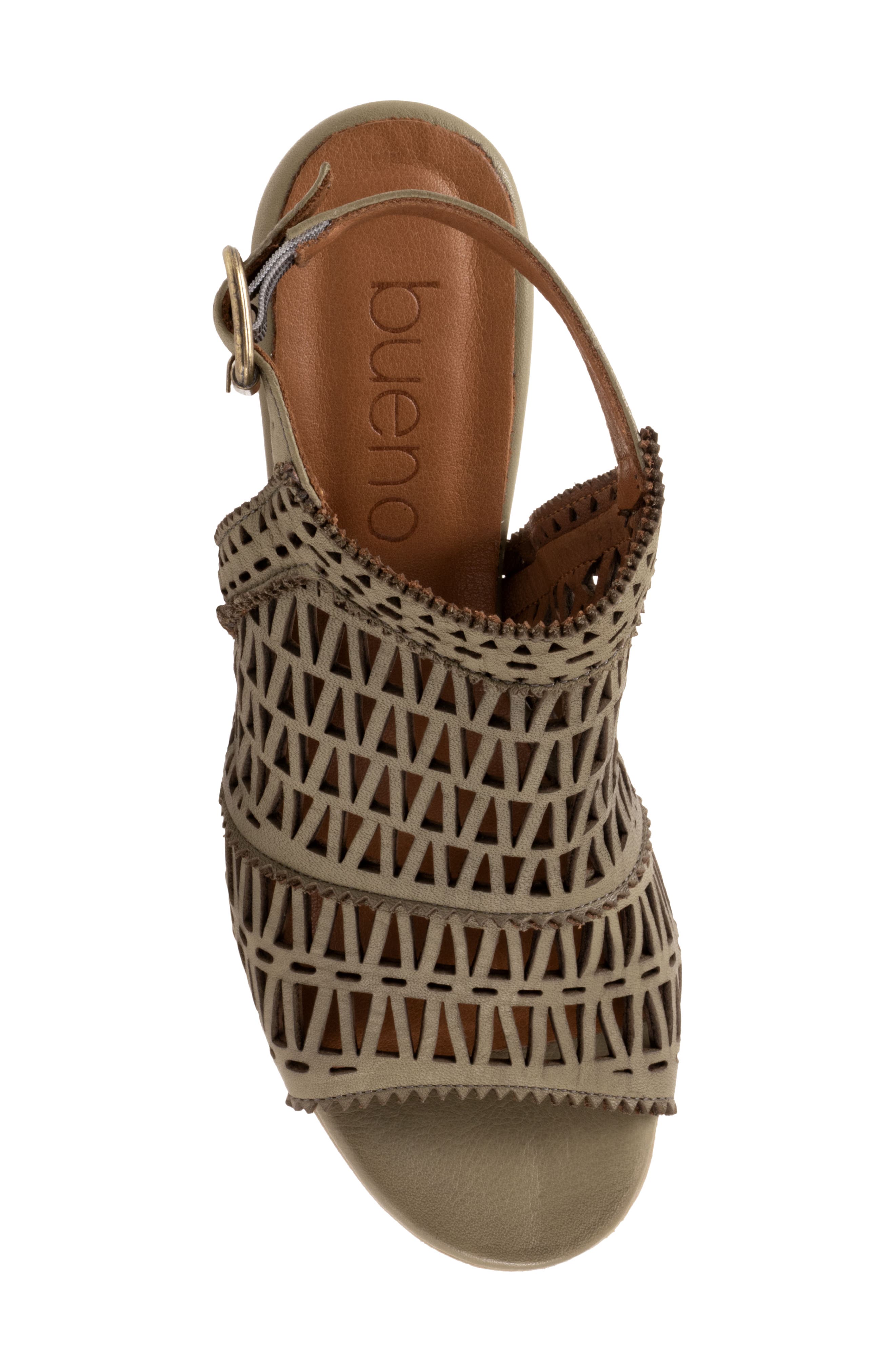 Bueno Candice Sandal, Alternate, color, Sage