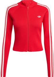adidas 3-Stripes Slim Knit Track Jacket