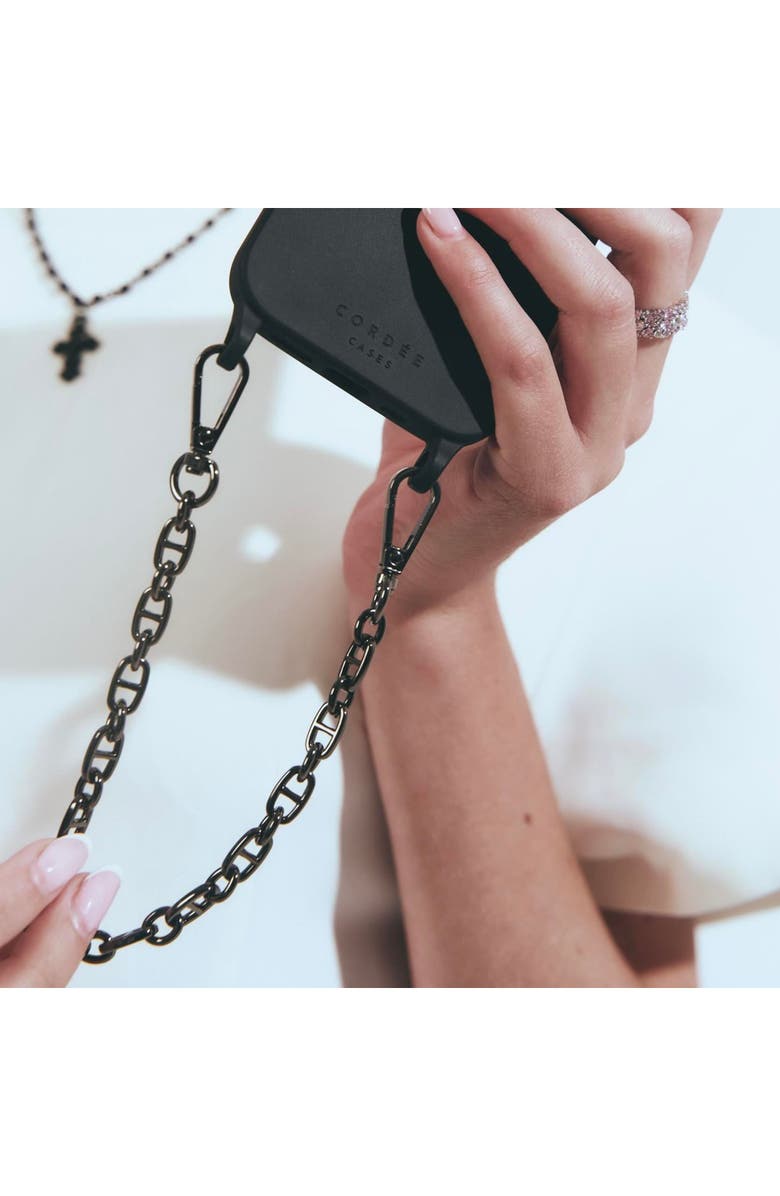 Cordée Cases Vortex Phone Chain, Alternate, color, Black