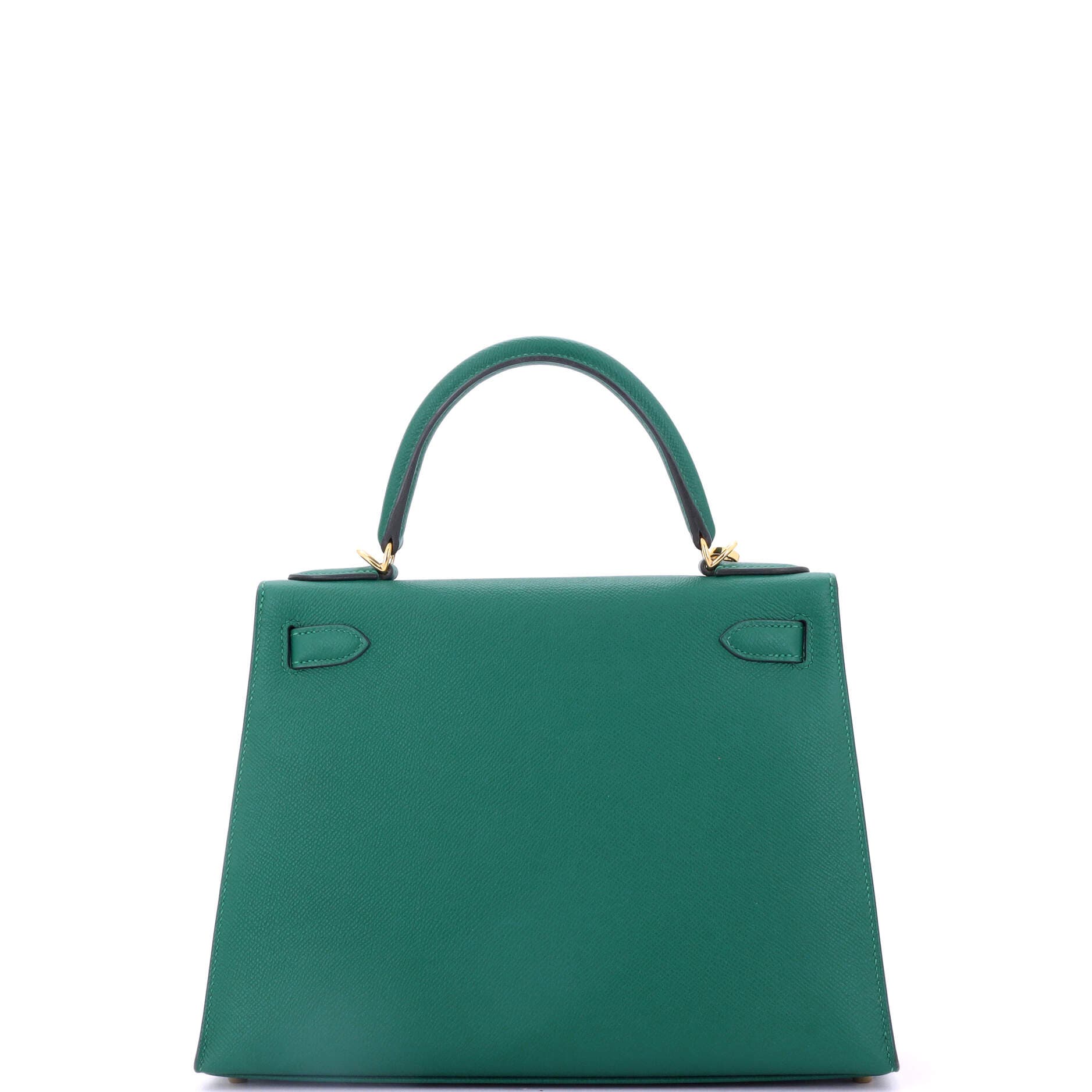 Pre-Owned Hermes Kelly Handbag Green Epsom with Gold Hardware 28, Alternate, color, Vert Vertigo