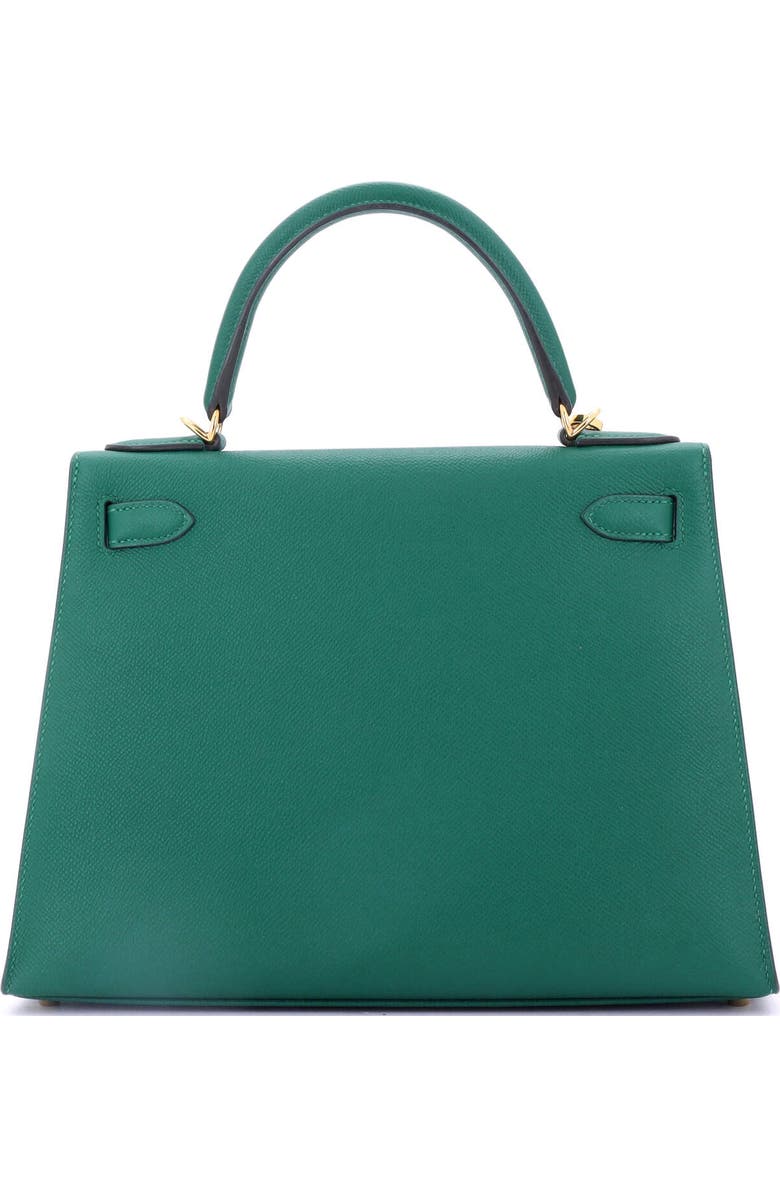 Pre-Owned Hermes Kelly Handbag Green Epsom with Gold Hardware 28, Alternate, color, Vert Vertigo