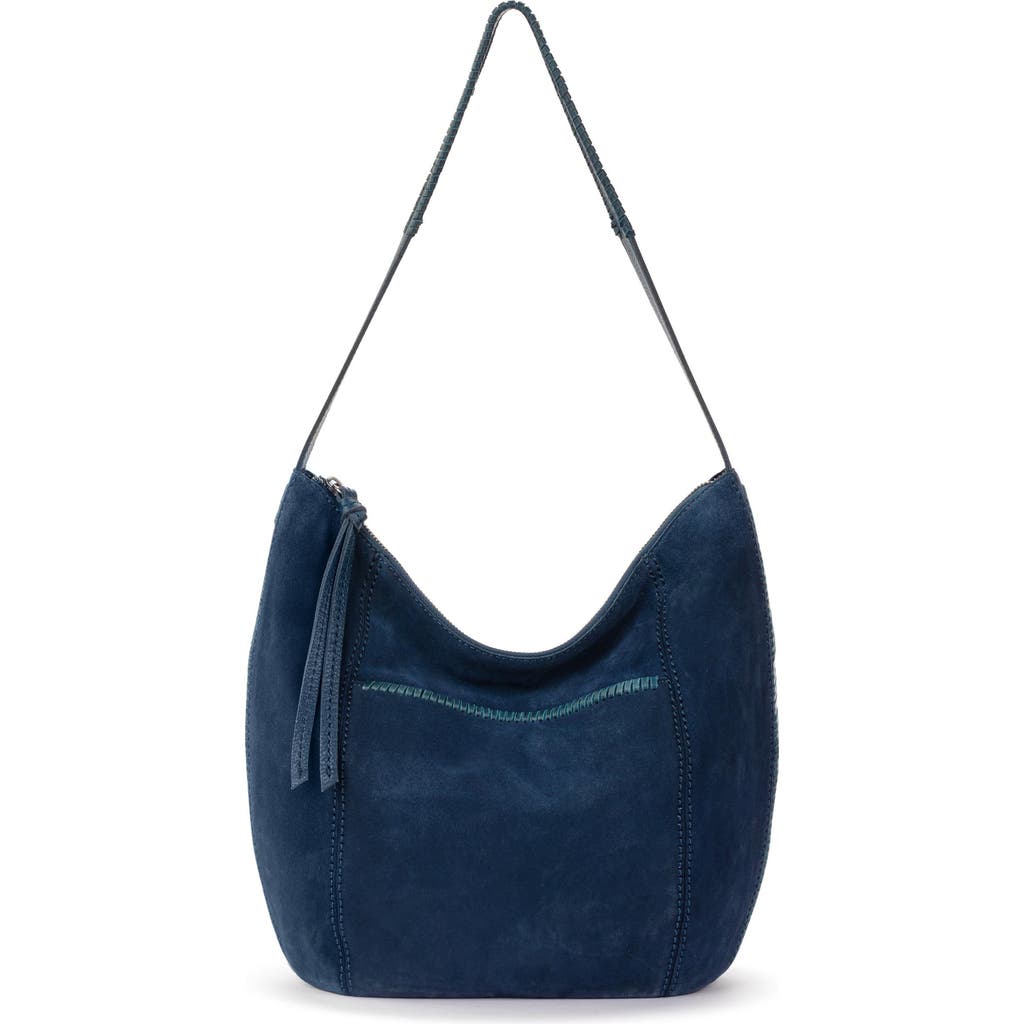 The Sak Sequoia Hobo Leather Bag In Blue