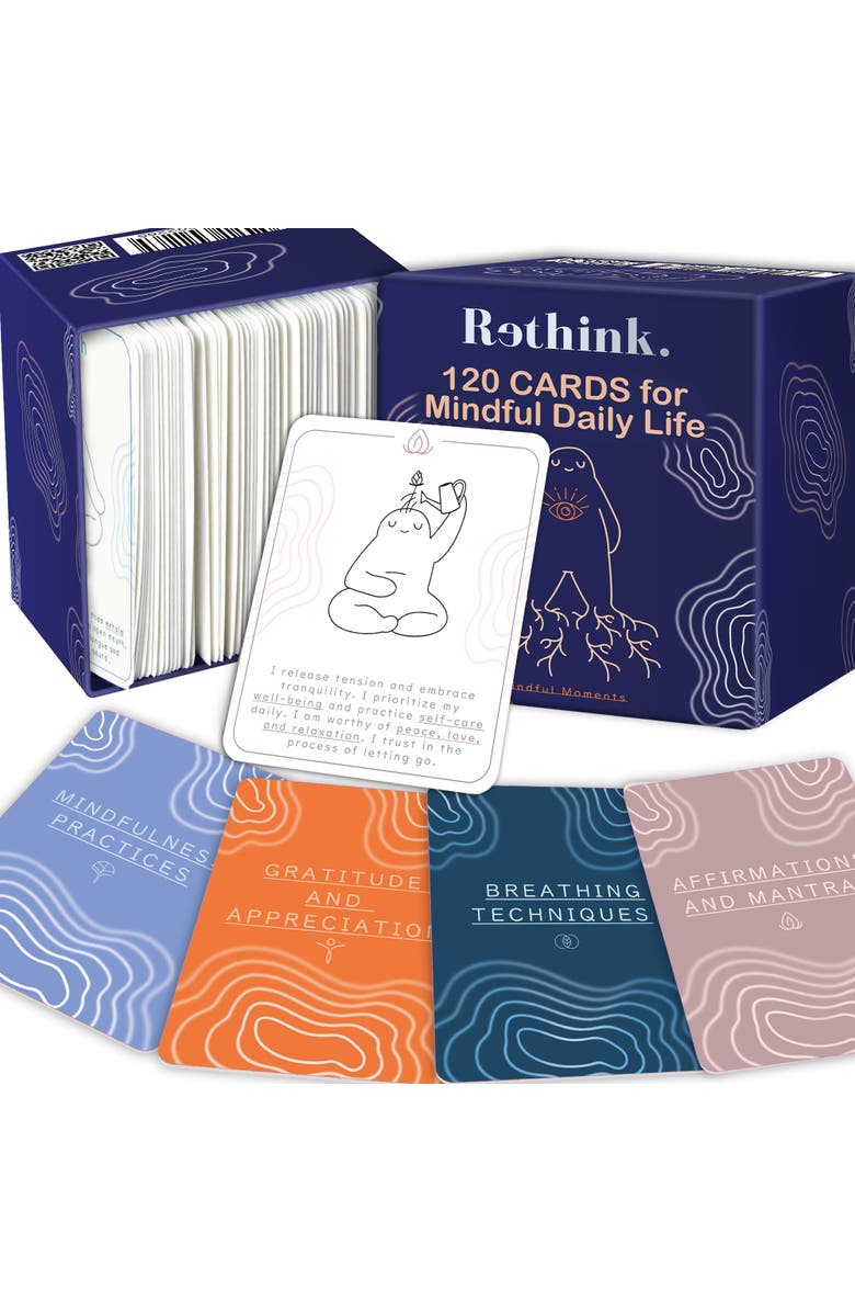 Quokka Affirmation, Mindfulness and Meditation Card Set, Main, color, Meditation