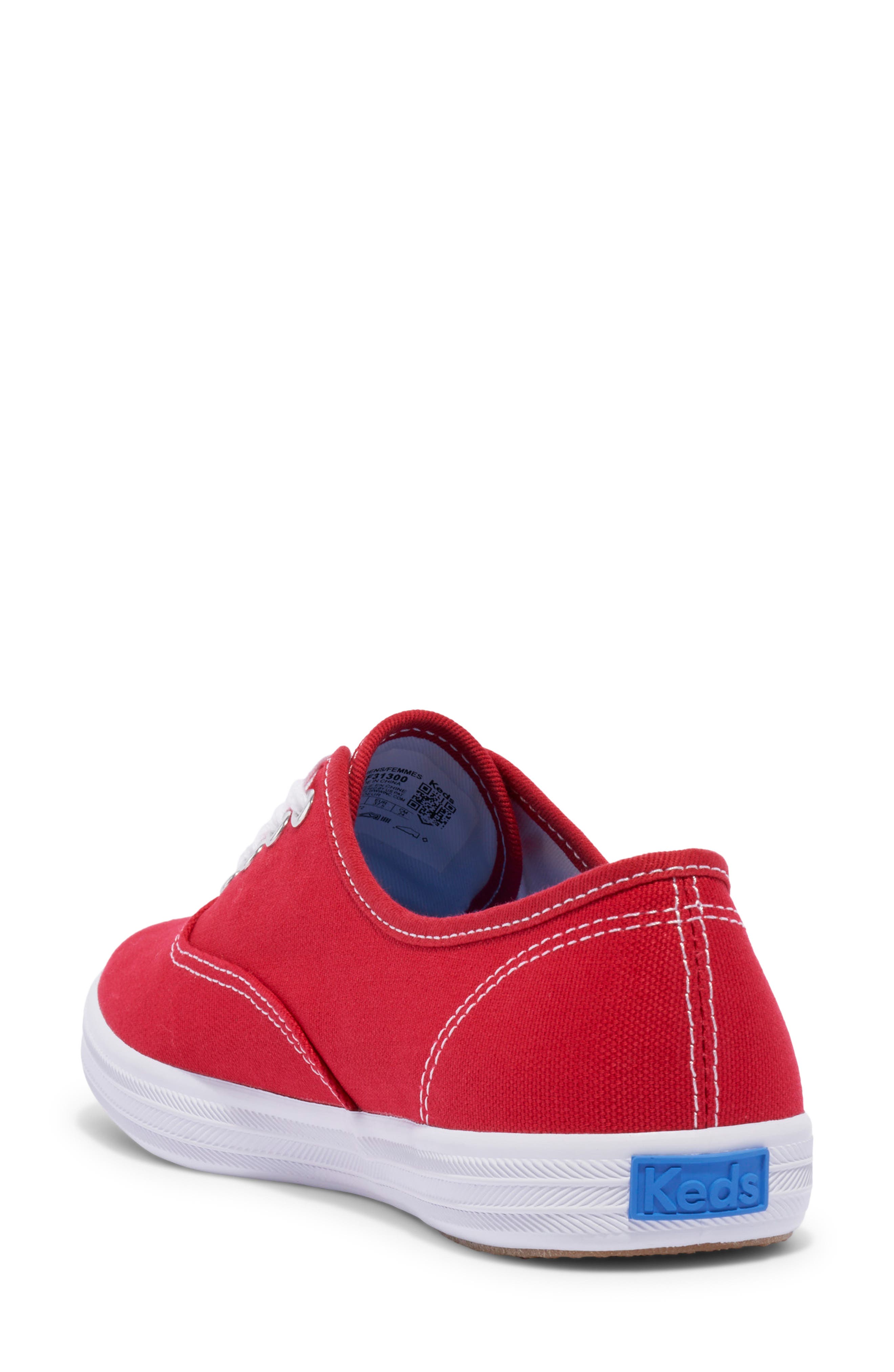 Keds<sup>®</sup> 'Champion' Canvas Sneaker, Alternate, color, Red Canvas