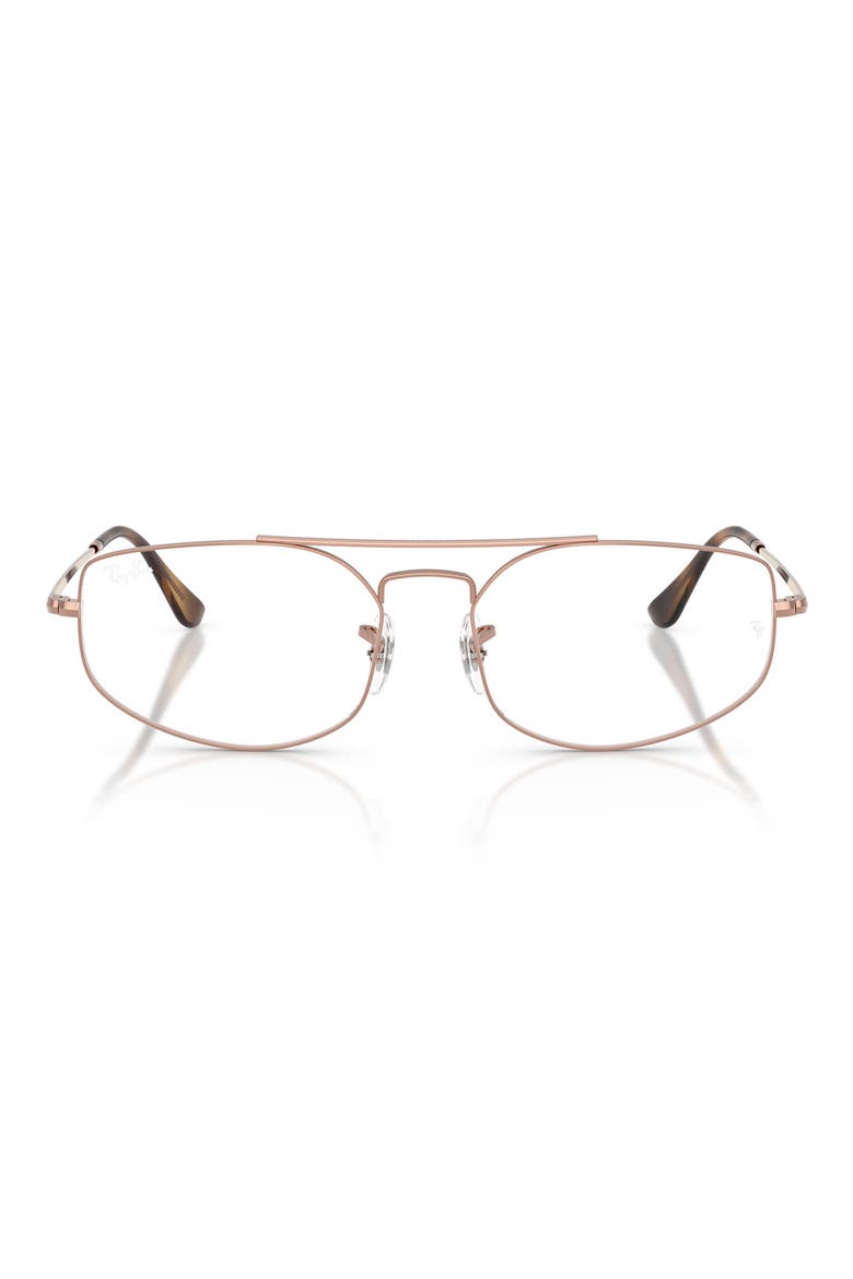 58mm Irregular Optical Glasses, Main, color, COPPER