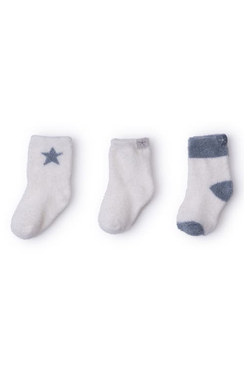 Barefoot Dreams Cozychic Lite® 3-pack Sock Set In White