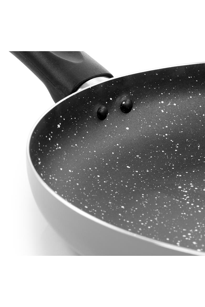 Luneta 12 Inch Aluminum Nonstick Frying Pan With Bakelite Handle, Alternate, color, Grey