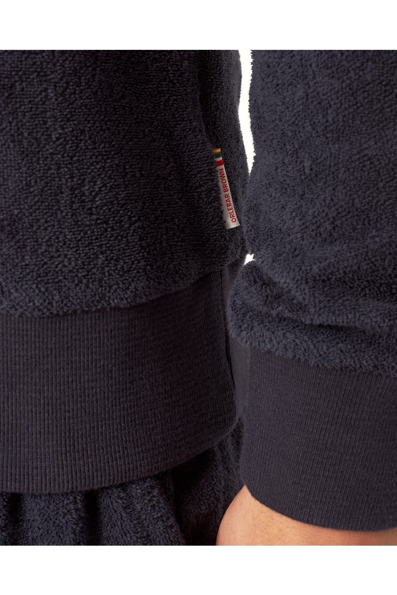 Isar Towelling Classic-Fit Sweatshirt, Alternate, color, NIGHT IRIS