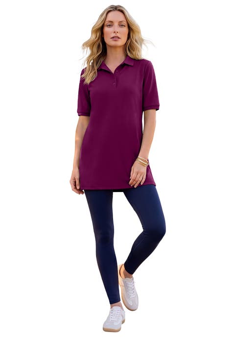Oversized Polo Tunic