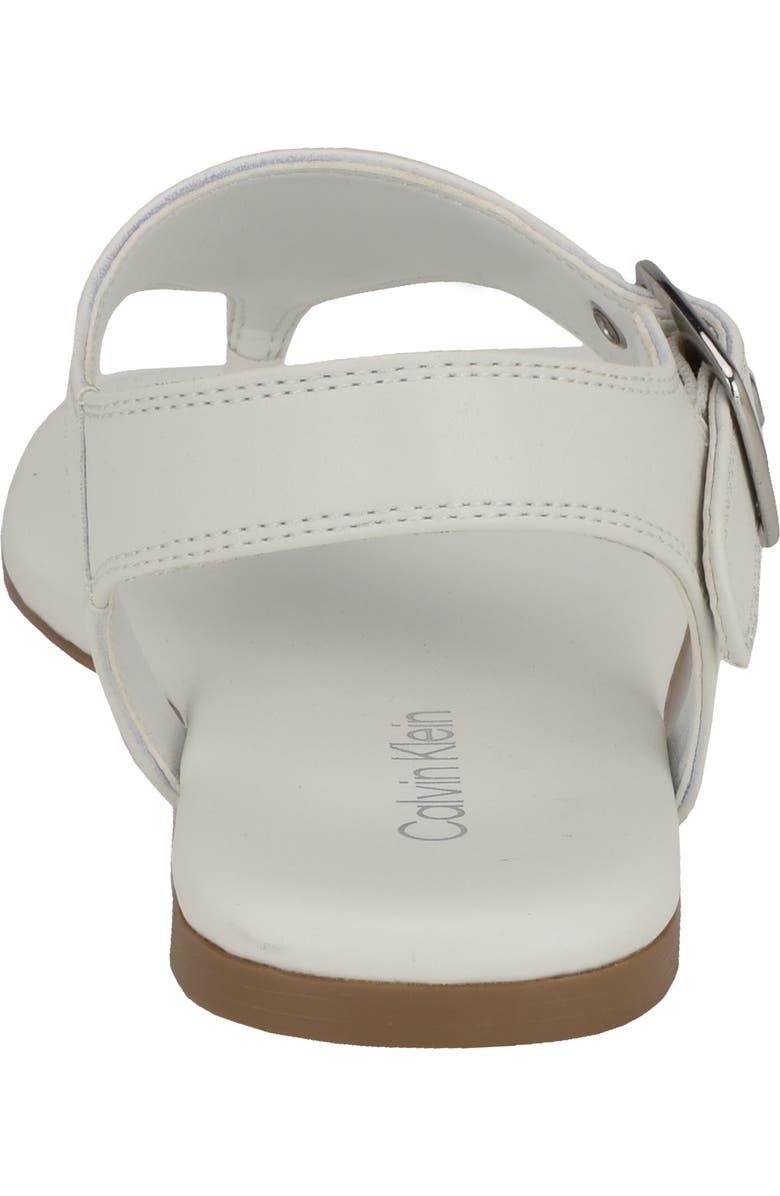 Calvin Klein Moraca Ankle Strap Sandal, Alternate, color, White