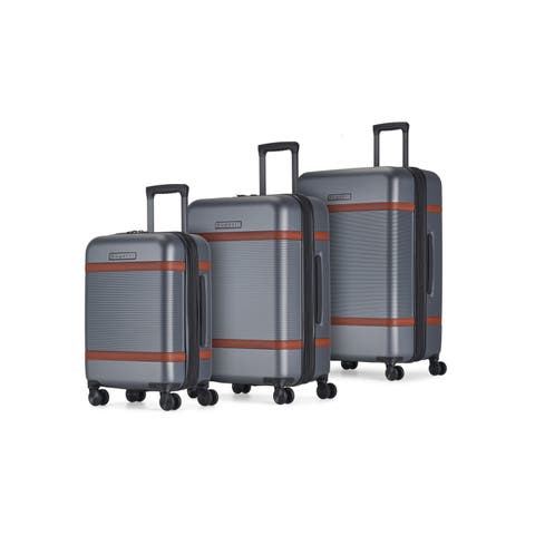 Wellington 3 Piece Hardside Luggage Set with TSA Lock