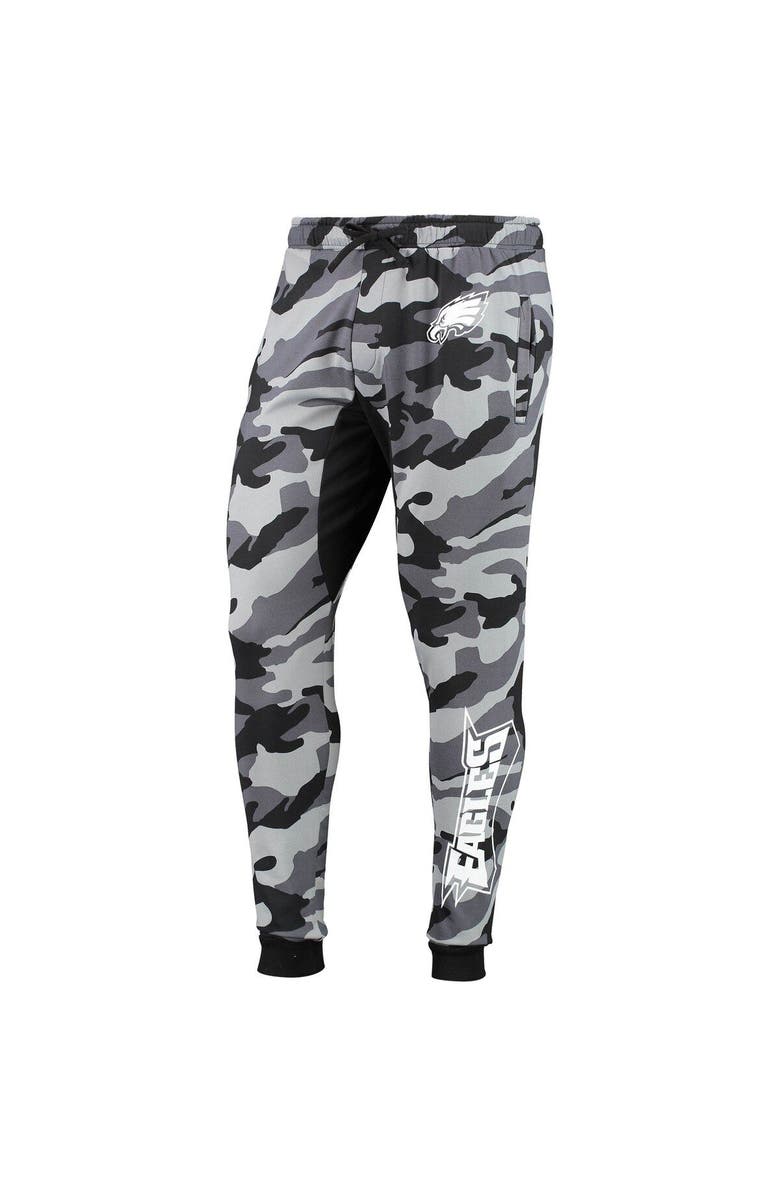 FOCO Men's FOCO Black Philadelphia Eagles Camo Jogger Pants, Alternate, color,