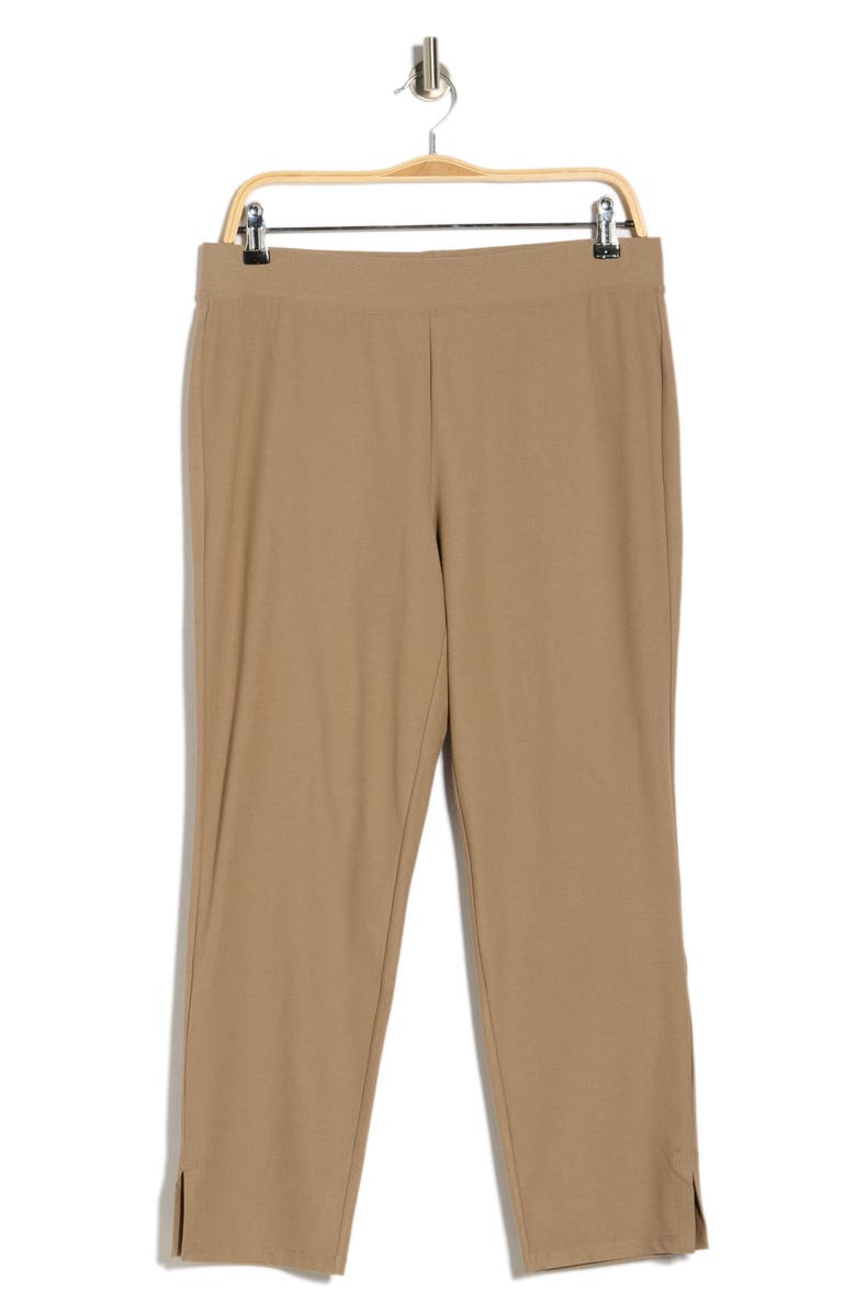 Eileen Fisher High Waist Slim Crop Pants, Alternate, color, Cocoa