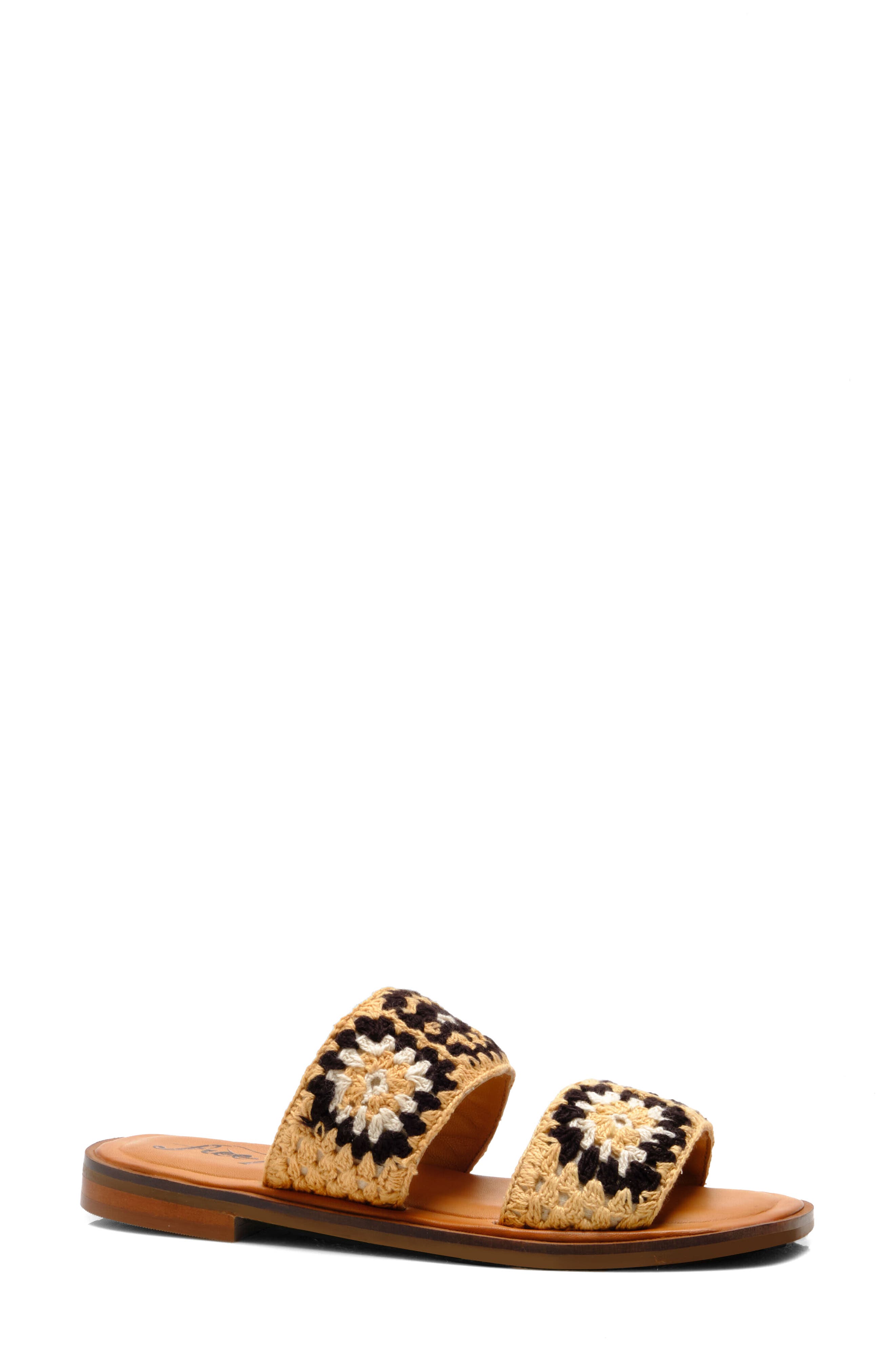 Free People Juliet Crochet Slide Sandal, Main, color, 