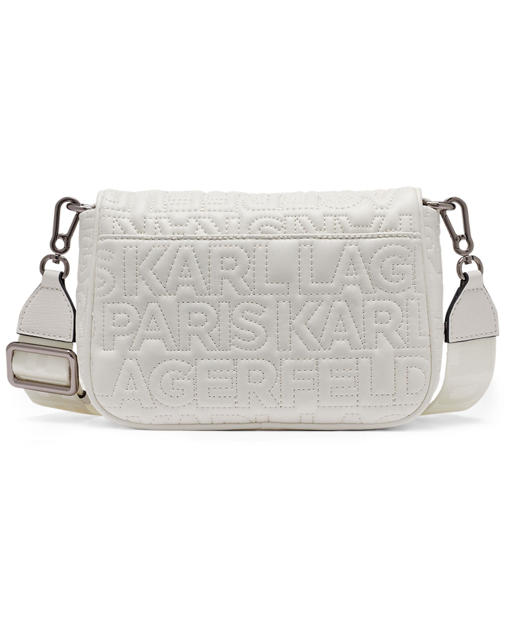 KARL LAGERFELD PARIS Voyage Crossbody, Alternate, color, White Multi
