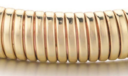 Adornia Omega Coil Cuff Bracelet In Gold