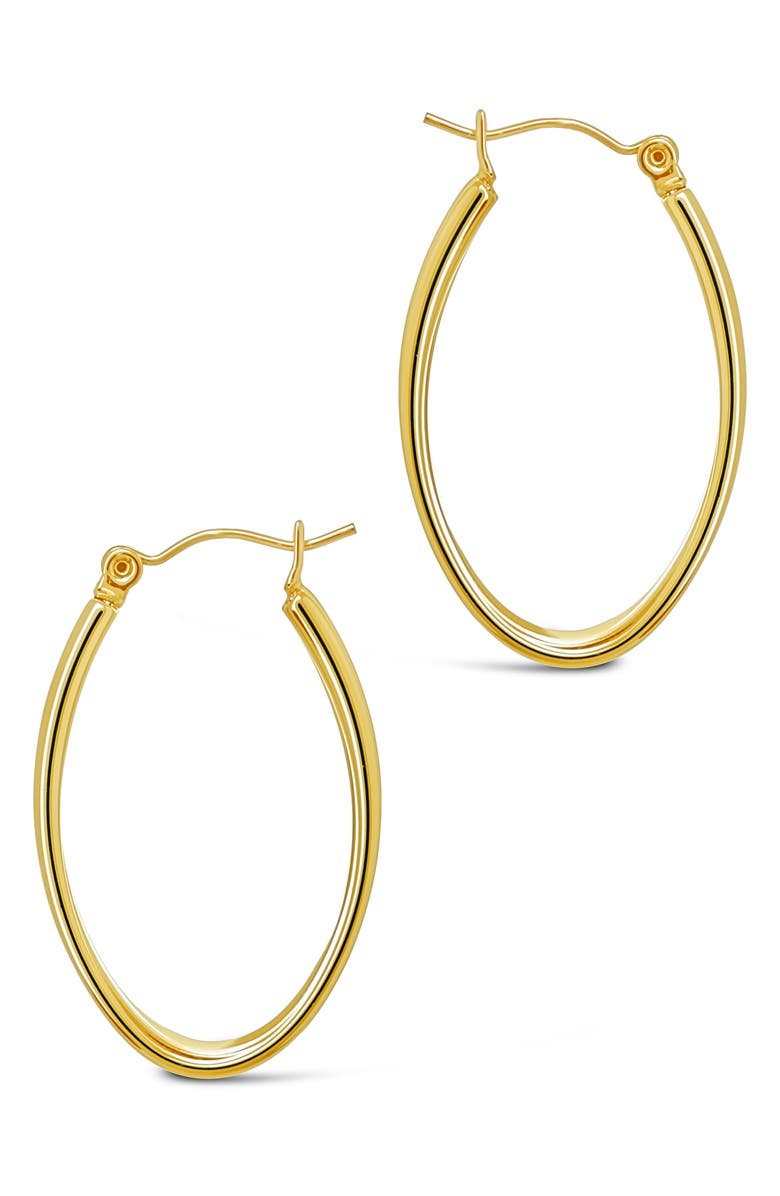 Sterling Forever Aerin Hoop Earrings, Alternate, color, Gold