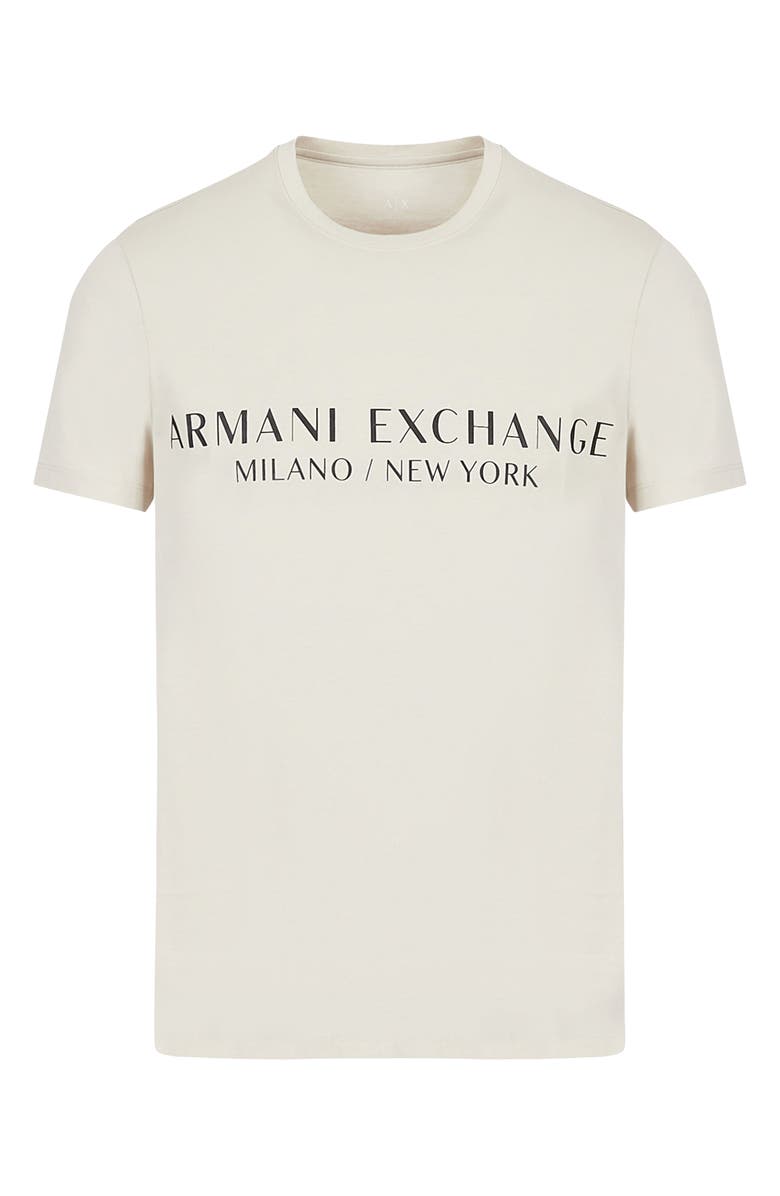 Armani Exchange Milano/New York Logo Graphic Tee, Main, color, 