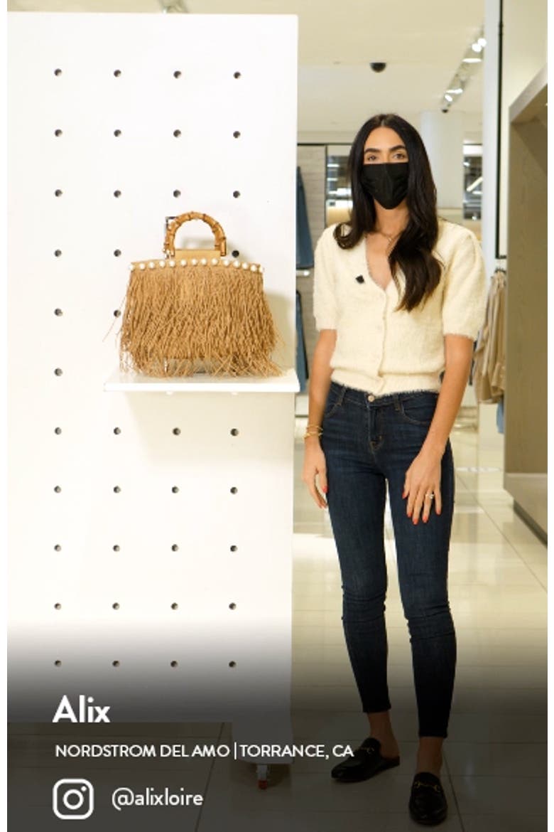 Kiki Fringe Straw Clutch video