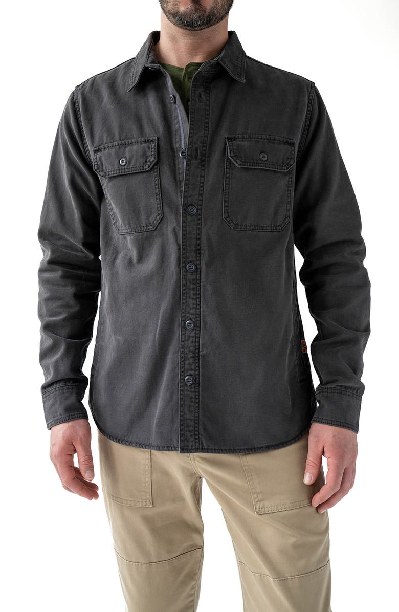 Devil-Dog Dungarees CPO Overdyed Canvas Jacket, Main, color, 