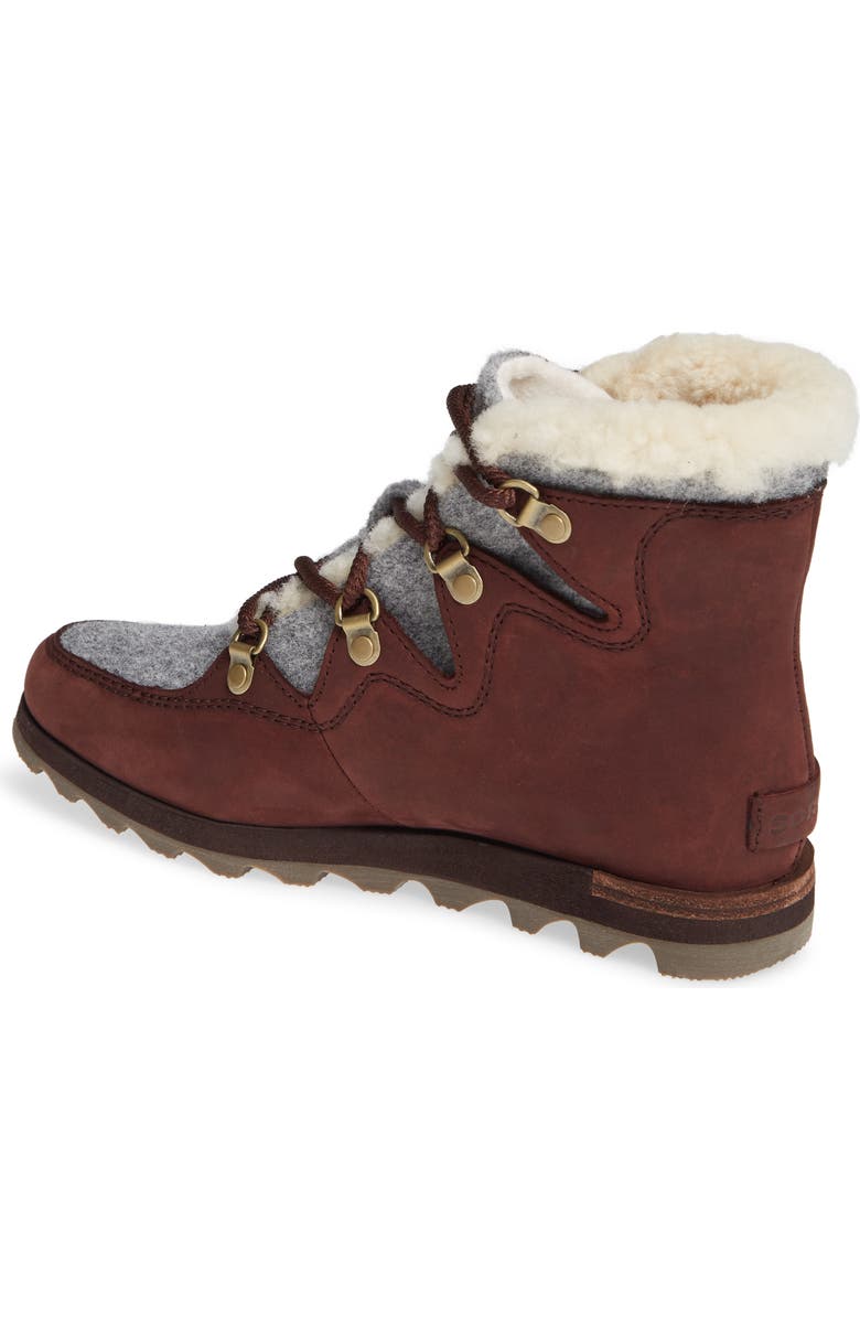 SOREL Sneakchic Alpine Holiday Waterproof Bootie, Alternate, color,