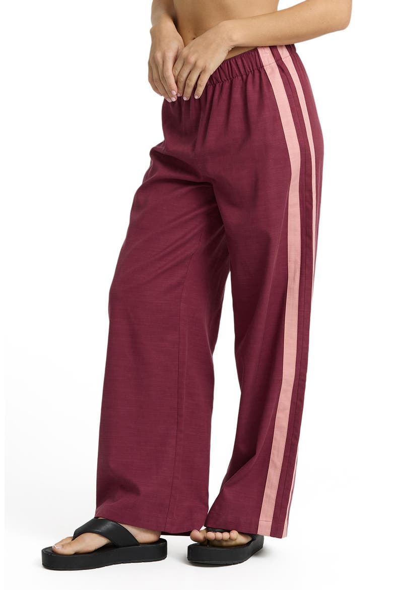 Holidazed Track Pants, Alternate, color, POMEGRANATE