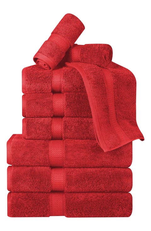 Egyptian Cotton 9-Piece Towel Set
