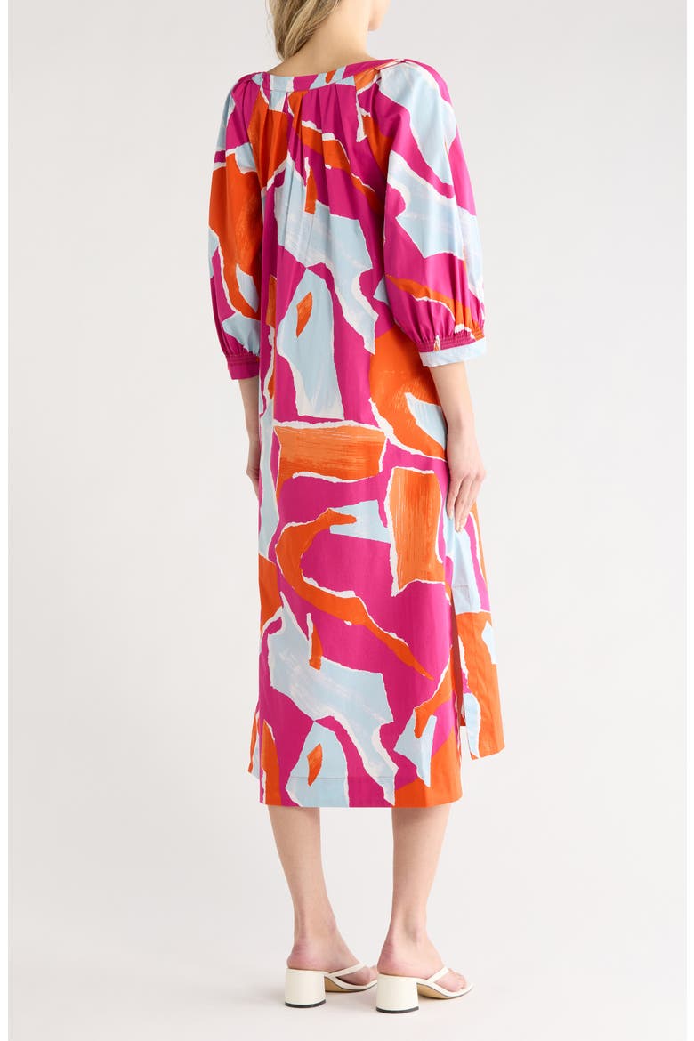 Rhodes Stretch Cotton Dress, Alternate, color, ISLAND CAMO LARGE PINK