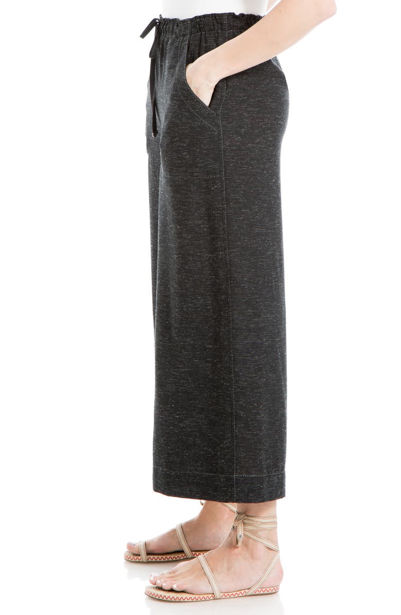 MAX STUDIO Heathered Crop Wide Leg Pants, Alternate, color, 