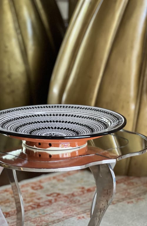Verve Culture Safi Platter 35cm In Black Diamond