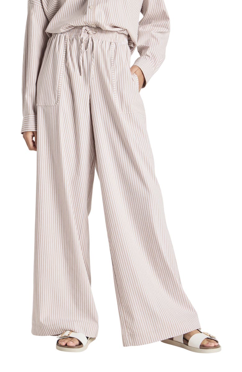 Splendid x @cellajaneblog Poplin Wide Leg Pants, Main, color, 