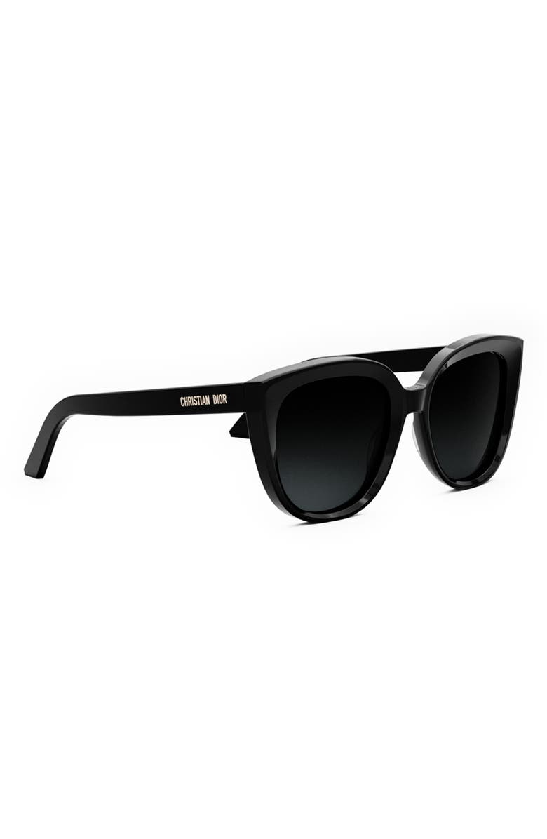 DIOR ‘DiorMidnight R1I 54mm Butterfly Sunglasses, Alternate, color,